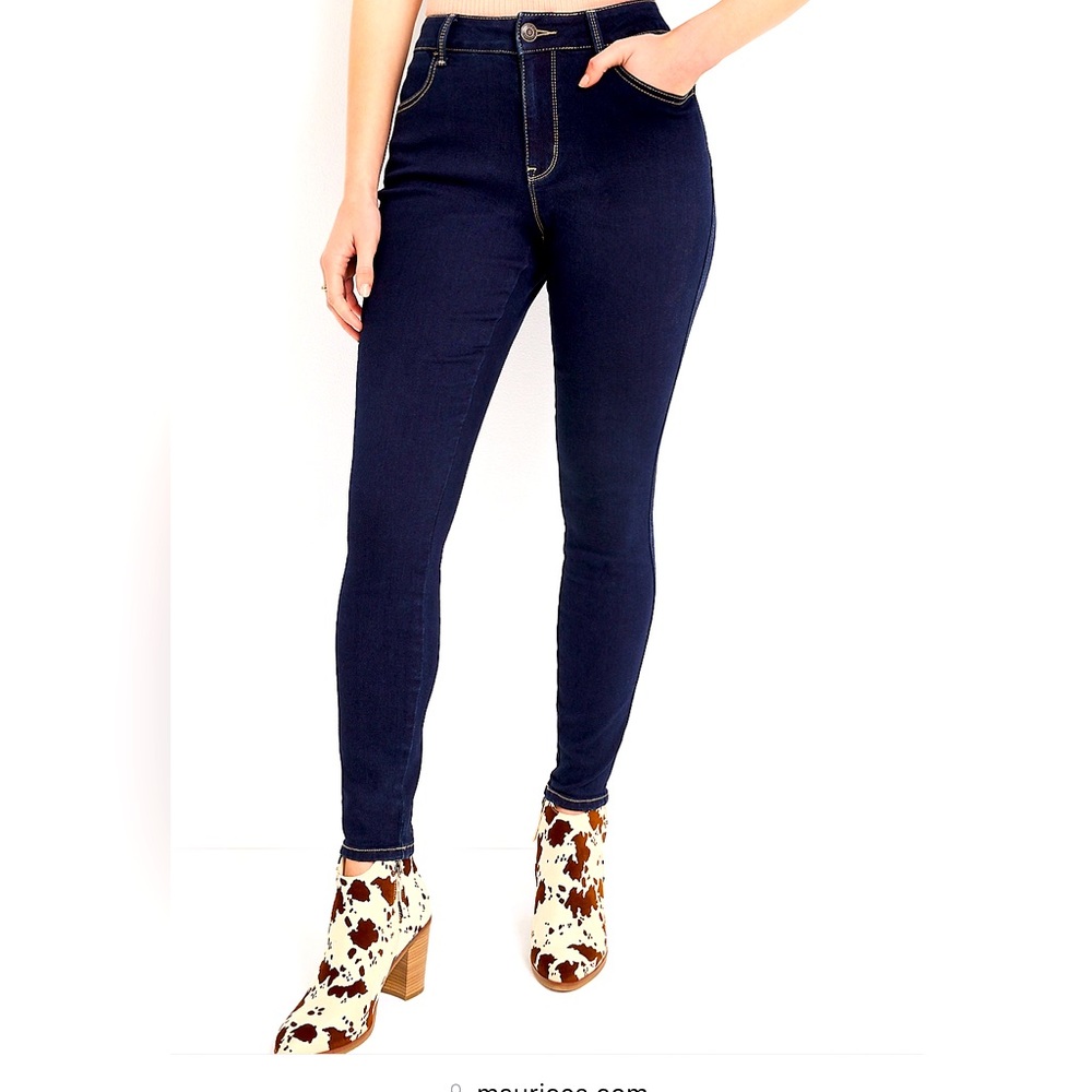 Maurice’s high-rise dark wash XS jegging